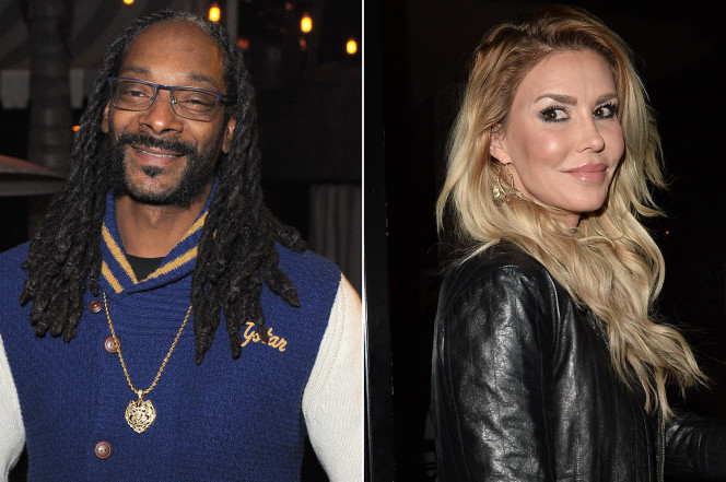 Brandi Glanville insists she and Snoop Dogg aren't dating but did smoke marijuana together twice. Photo: Filed