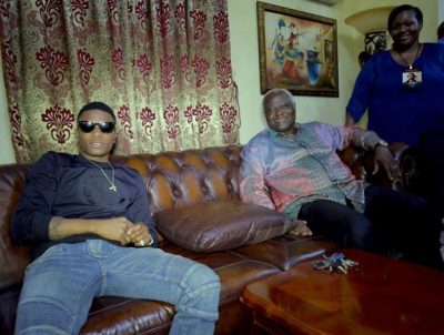 Wizkid and Sierra Leonean President, Ernest Bai Koroma
