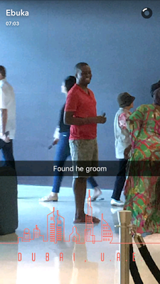 The groom has been found!