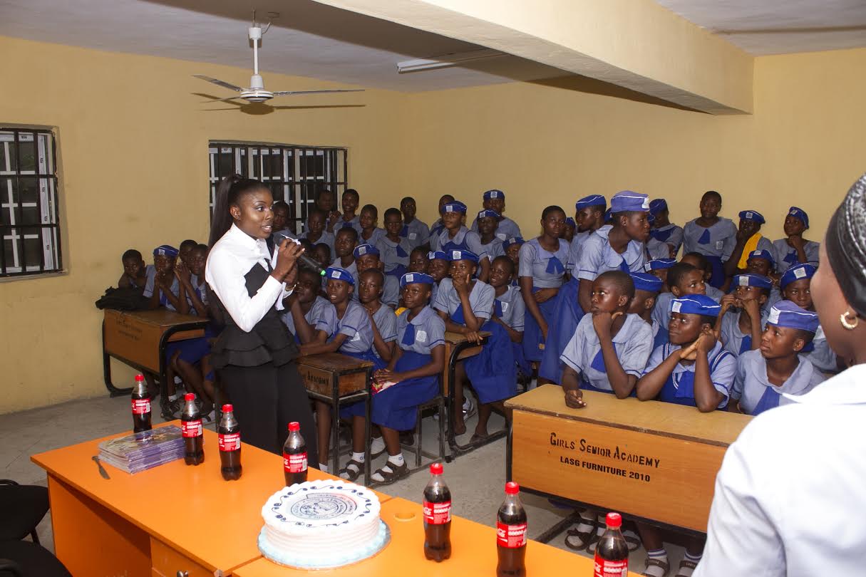 Girls Academy students