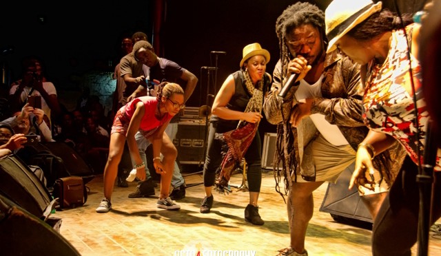 Daddy Showkey performing at Afropolitan Vibes last month. Photo: Sherifat Onabanjo
