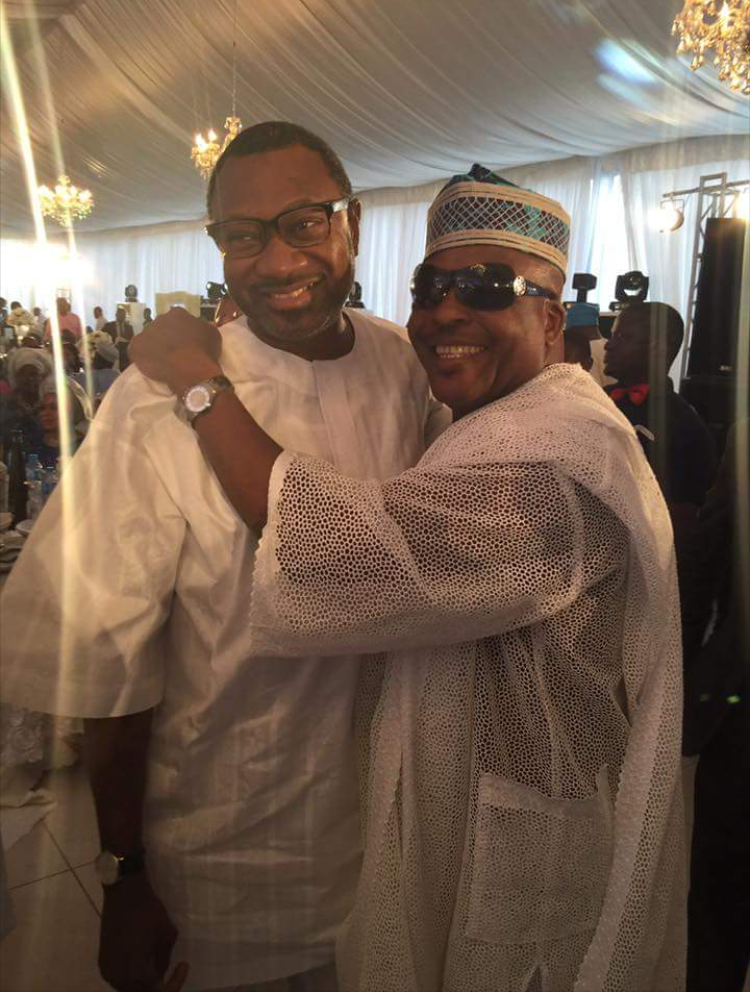 Femi Otedola and Shina Peters