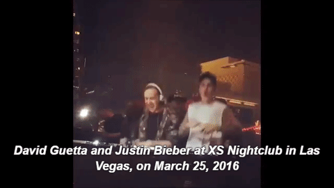 Justin Bieber clubbing