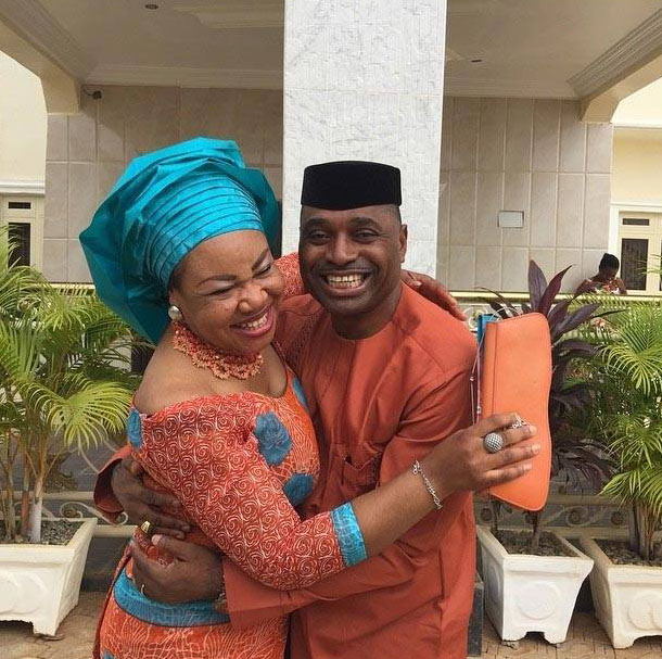 Kenneth Okonkwo and wife, Ifeoma