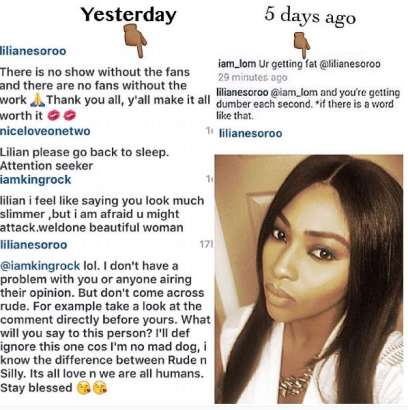 Lilian's battle with trolls