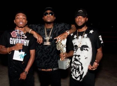 Mayorkun, Davido and Dremo.