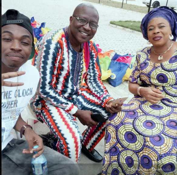 Mayorkun and parents