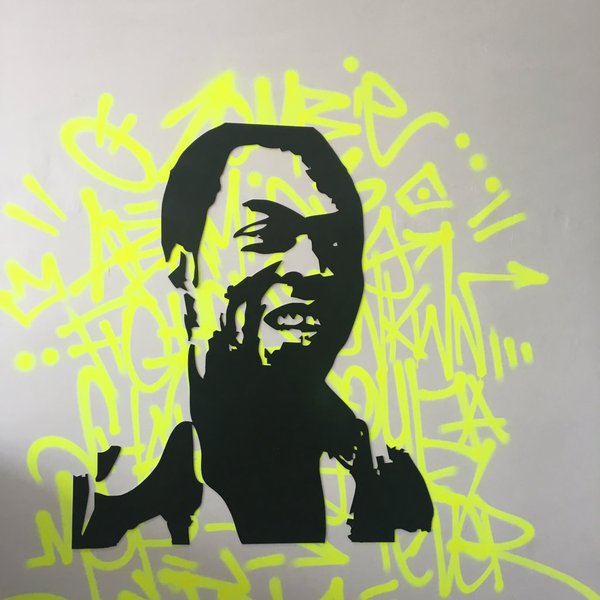 Fela's painting at #7thElement art exhibition.