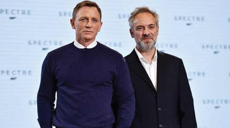 Bond director Sam Mendes and actor Daniel Craig. Photo: Getty Images