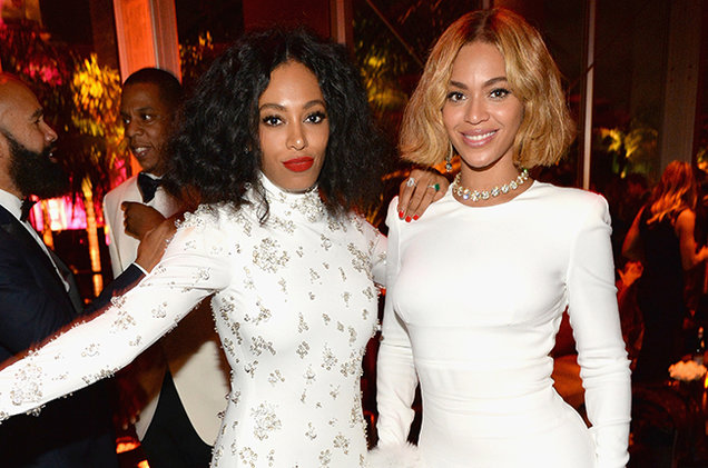 Solange Knowles and Beyonce