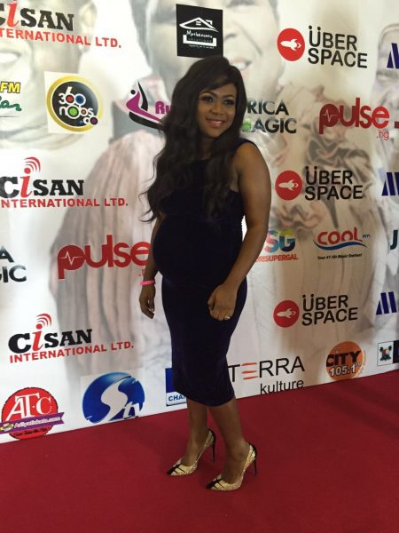 Lami Philips on the red carpet at the Space Legend Series event.