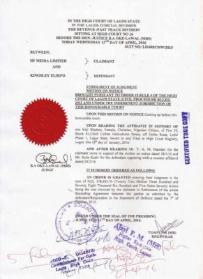 Here's a copy of the court injunction.