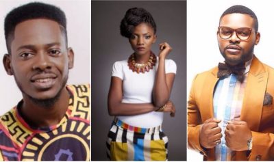 Adekunle Gold, Simi and Falz.