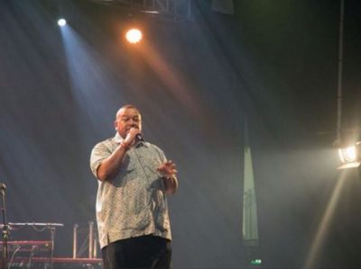 The host, Olisa Adibua