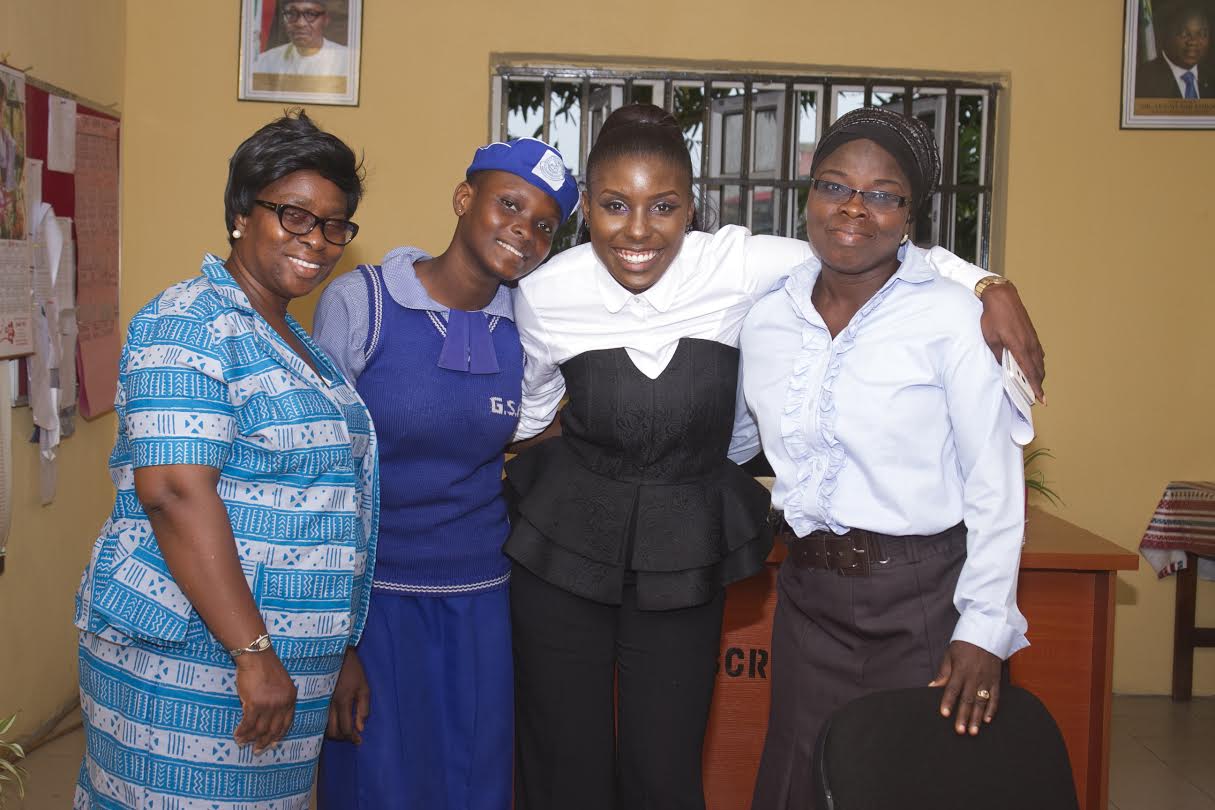Girls Academy students