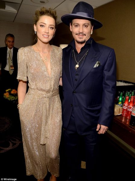 Depp and Amber when the going was good. Phot:WireImage