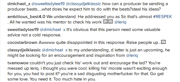 Some of the attacks on Leriq