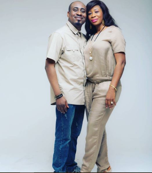 Owen Gee and his wife, Moyo.