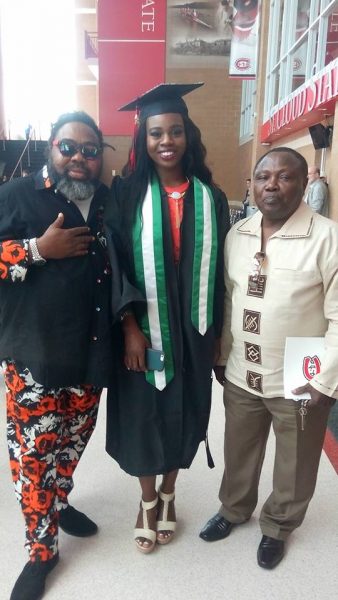 Ras Kimono with daughter, Sennami Photo:Facebook