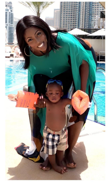 Tiwa Savage and Jamil on a good day out