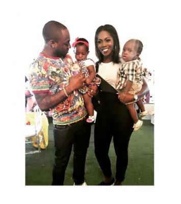 When Tiwa's son met Davido's daughter.