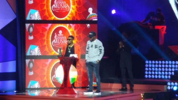 Wizkid at the 17th Ghana Music Awards.