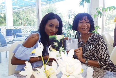 Seyi Shay with Dr Sonjah Staley Niaah