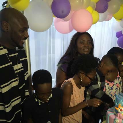 Tuface with the kids