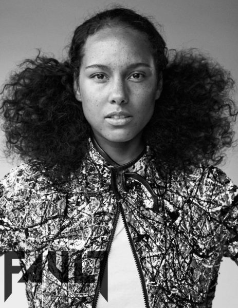 Alicia Keys in make-up-free photo. Photo:FaultMag