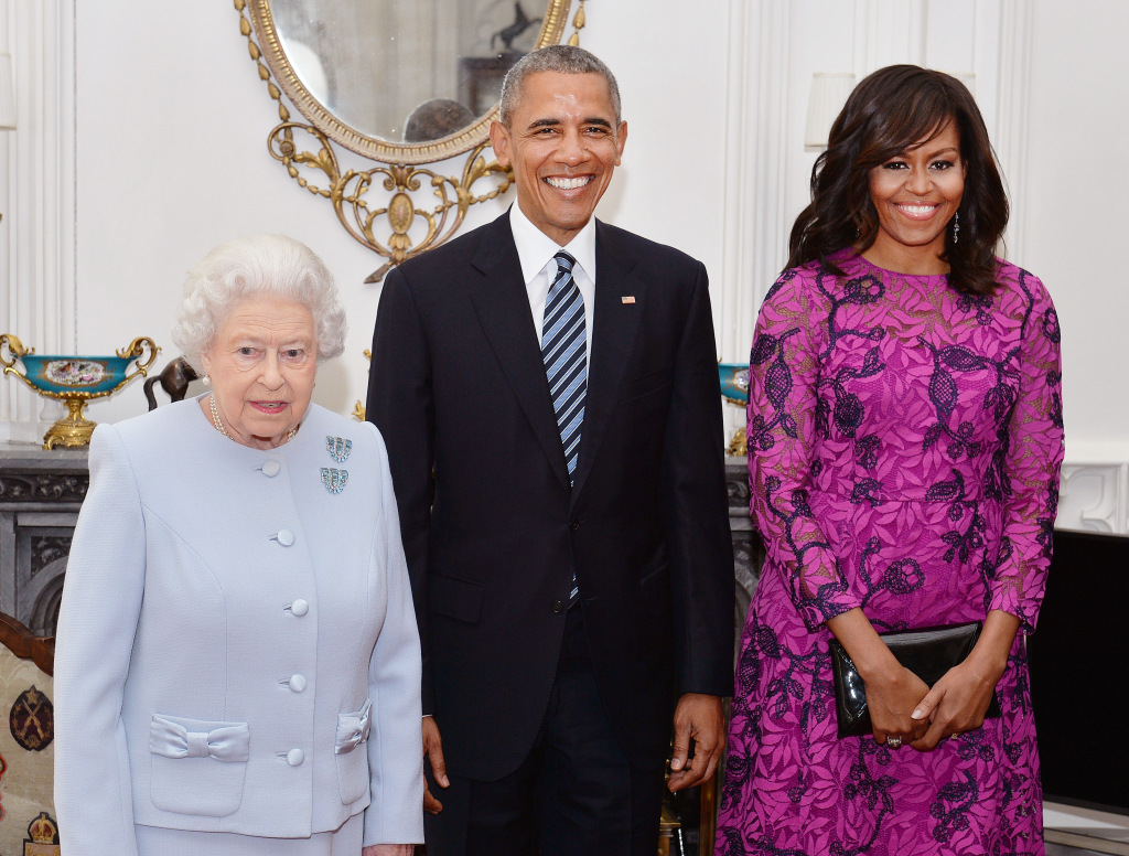 President Obama And The First Lady Lunch With The Queen and Prince Philip