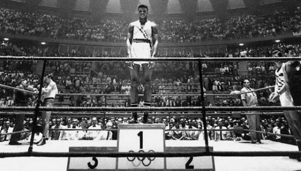 Muhammad Ali won gold in boxing at the Rome Olympics in 1960
