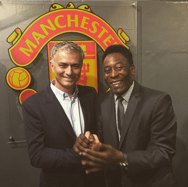 Jose Mourinho and Pele