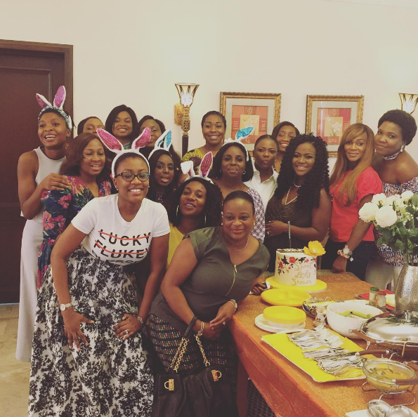 Lami's friends honour her baby shower