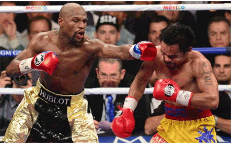 Mayweather and Pacquaio fight