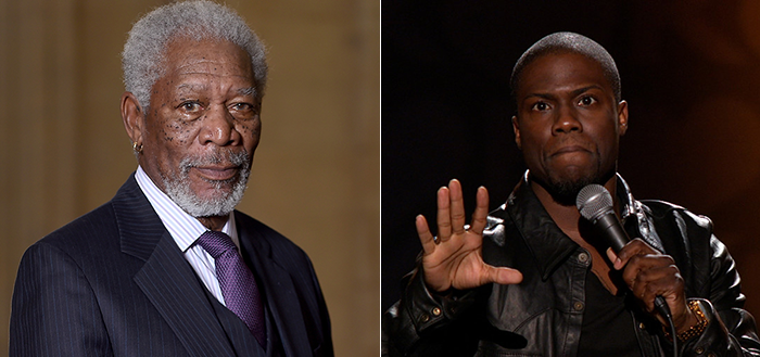 Morgan Freeman and Kevin Hart