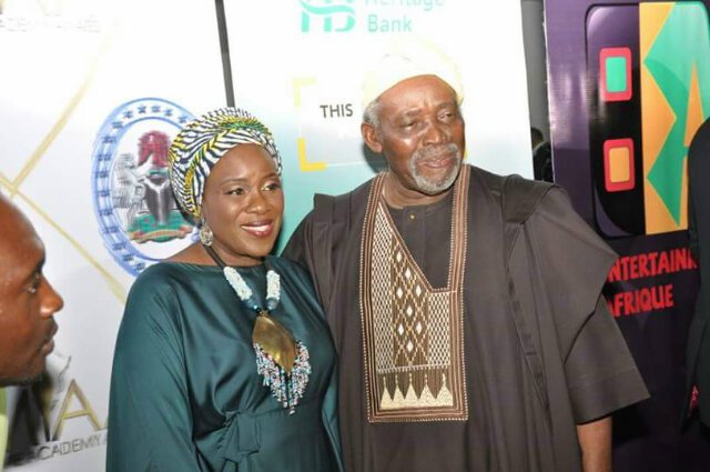 Olu Jacobs and Joke Silva