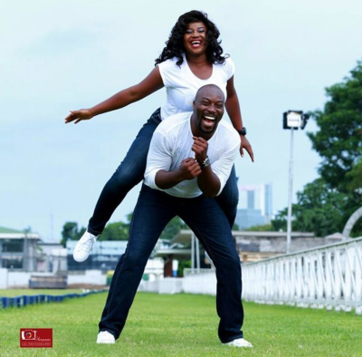 Seun Akindele and his boo, Toun