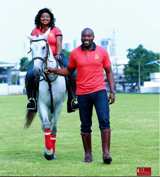 Seun Akindele and his boo, Toun