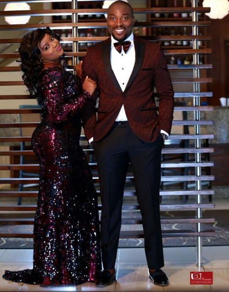 Seun Akindele and his boo, Toun.