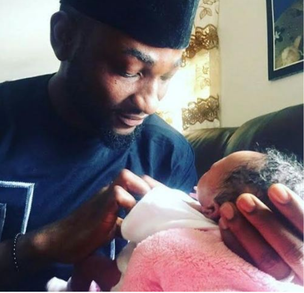 Gbenro Ajibade and his daughter.