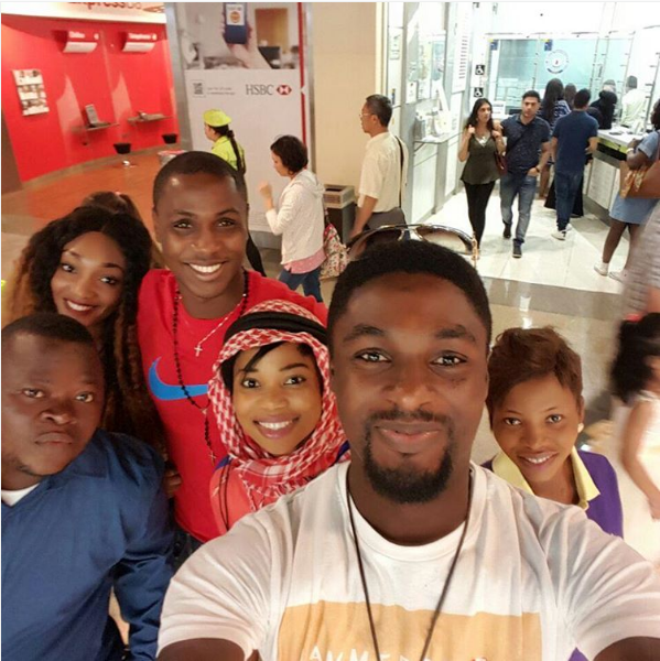 Photo by Adeniyi with rumoured lover, Seyi Edun at the background