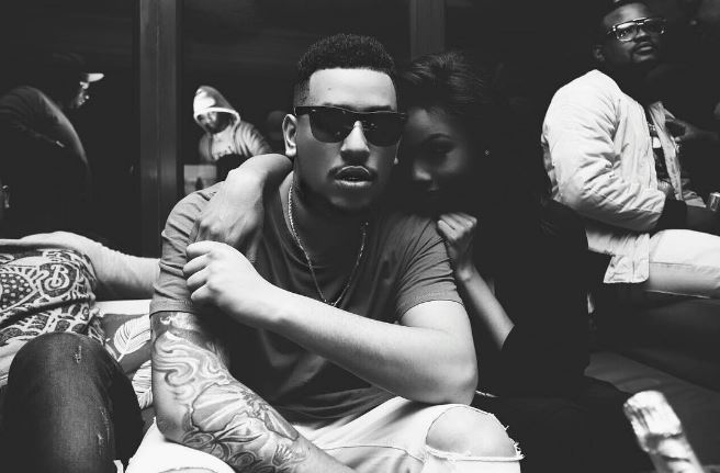 South African rapper, AKA and media girl, Bonang Matheba.