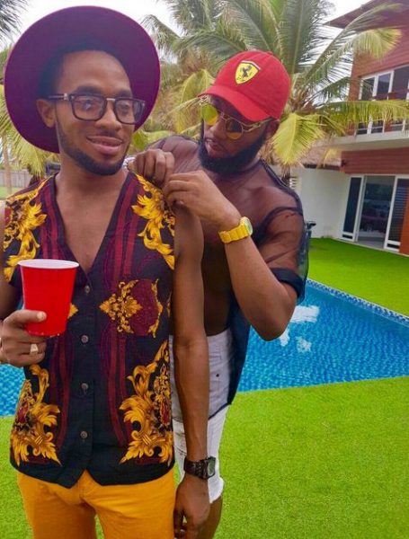 D'banj on set of 'Superstar'