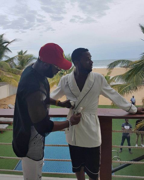 D'banj on set of 'superstar'