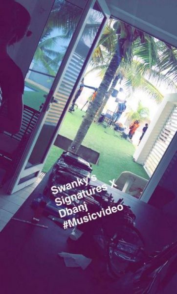 D'banj shoots visuals for new music