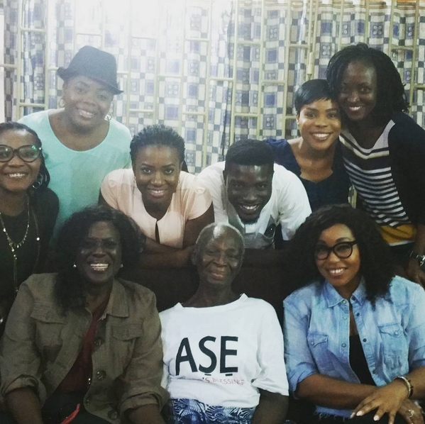 Joke Silva, Kate Henshaw, Rita Dominic and others visit veteran Nollywood actress, Bukky Ajayi