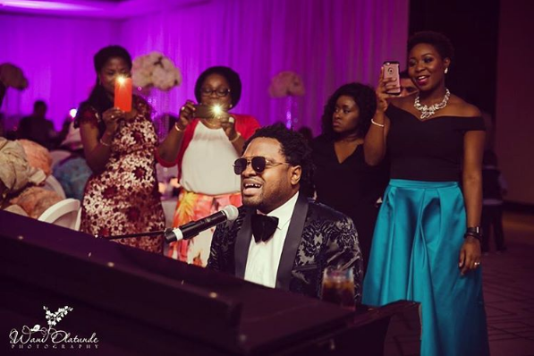 Cobhams performing at the wedding