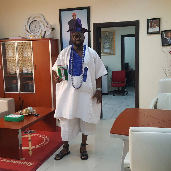 Desmond Elliot celebrates a year in office as a lawmaker