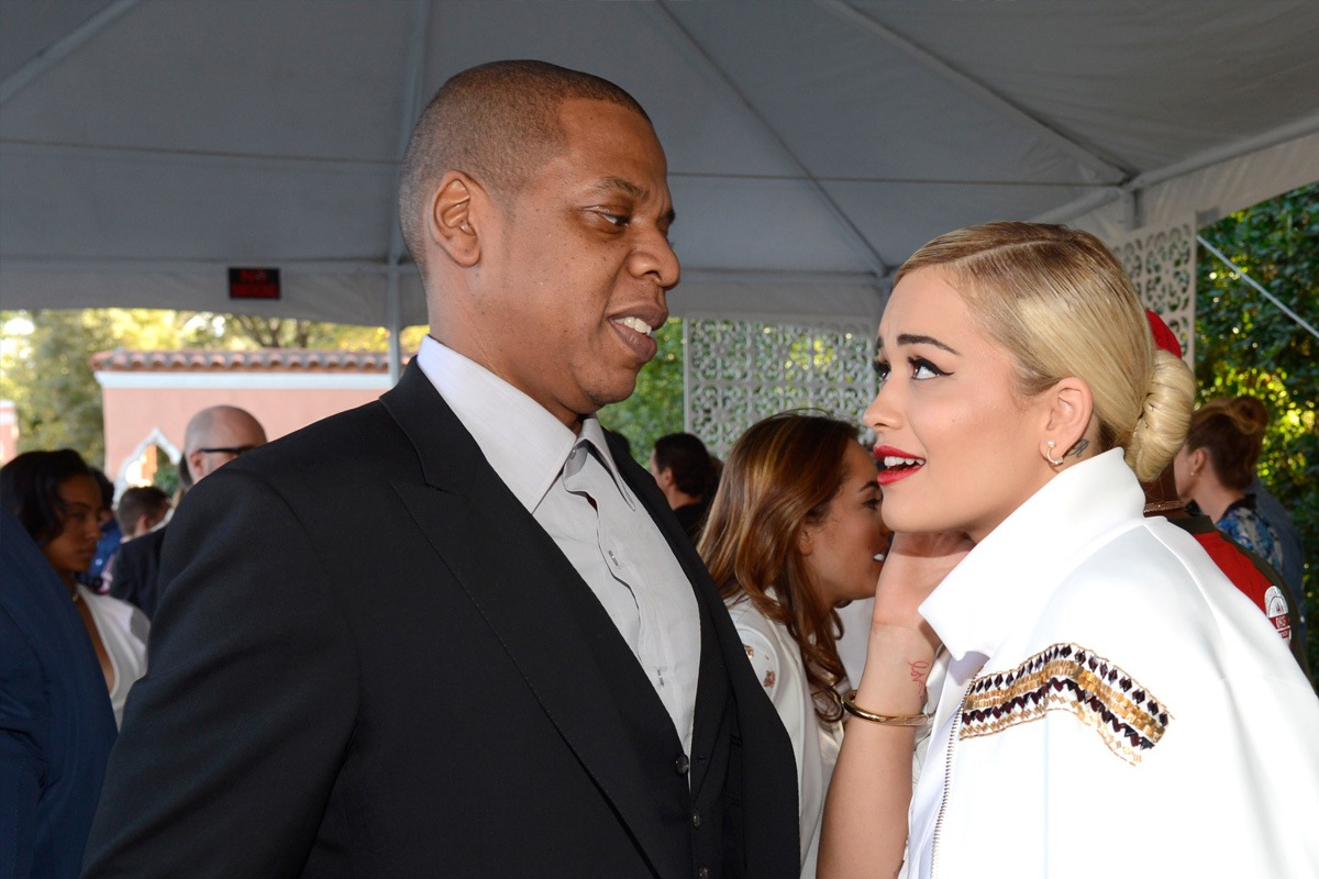 Jay-Z and Rita Ora