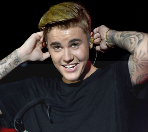 Justin Bieber isn't new to falls. Photo:Getty Images
